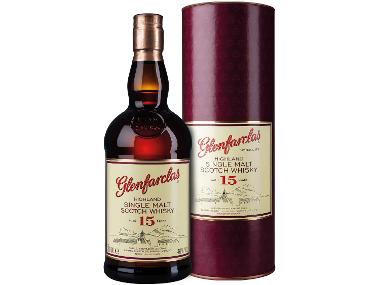 Glenfarclas Highland Single Malt Scotch Whisky 15 Jahre mit Geschenkbox 46% Vol