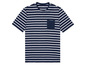 Ein gestreiftes T-Shirt mit kurzen Ärmeln der Marke Livergy.