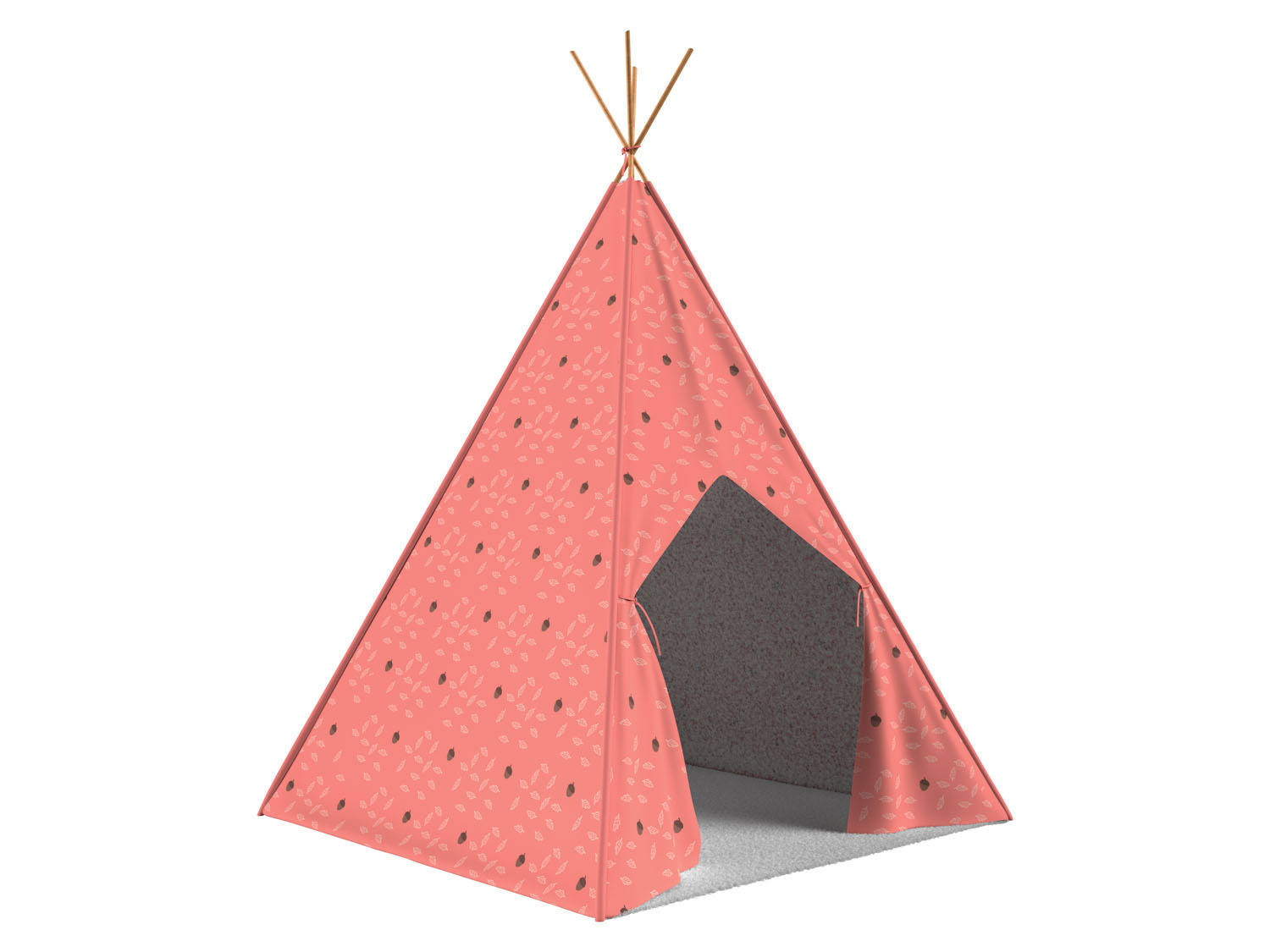 Kiefer… Tipi Waldtiere, Spielzelt massivem aus Playtive