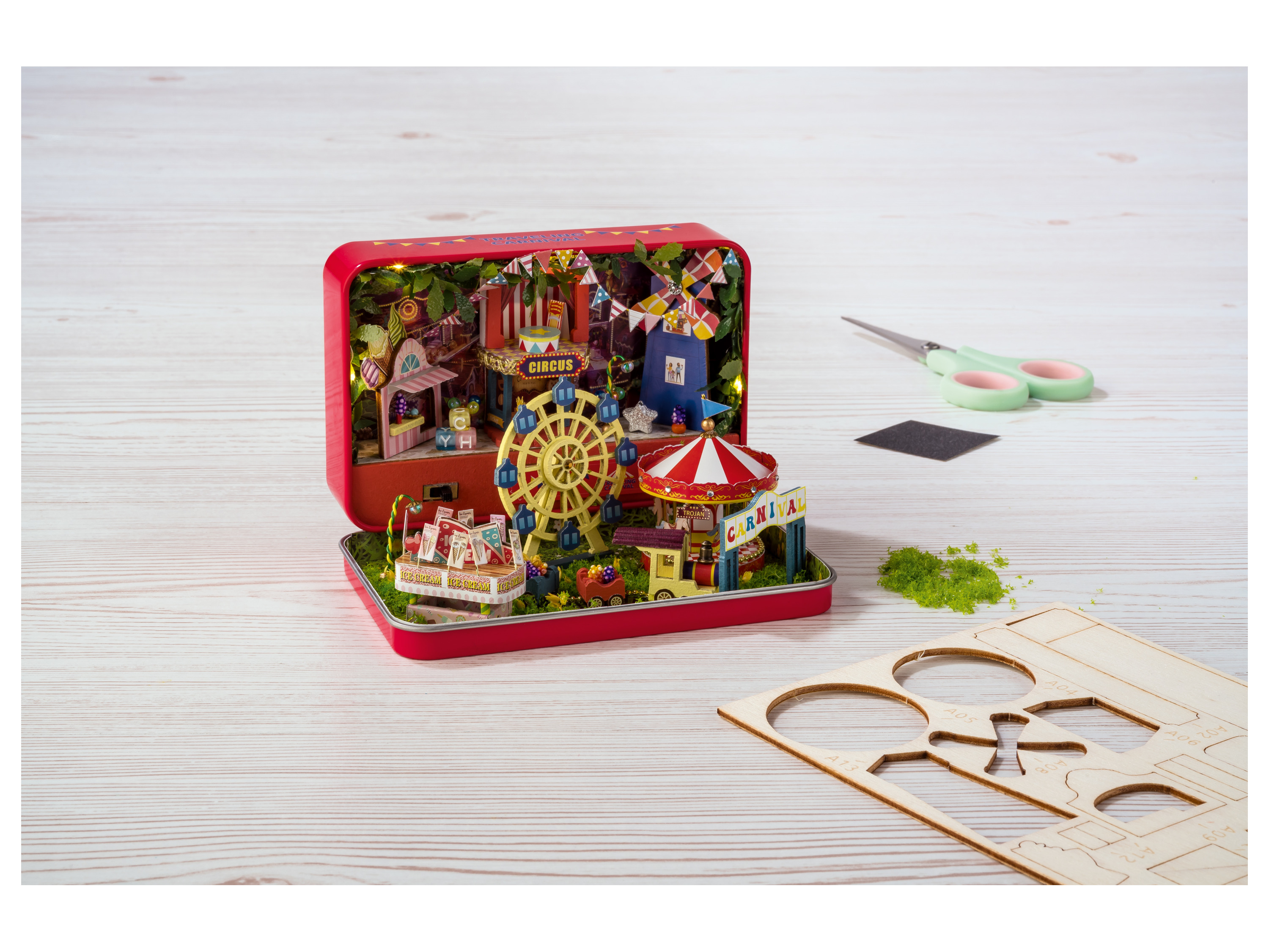CRELANDO® Miniatur-Bausatz (Zirkus auf Reisen) – Bild 2 von 2