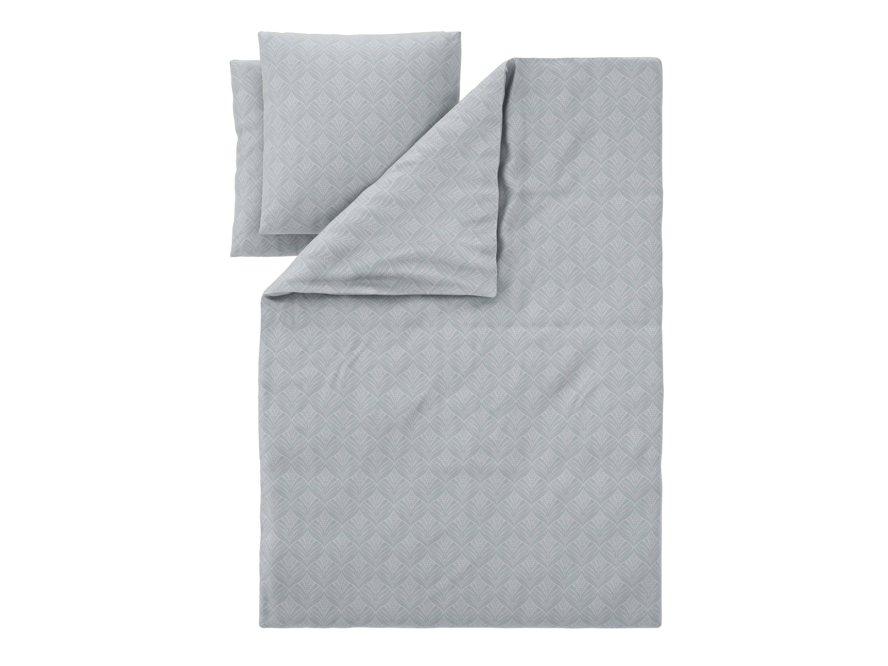 LIVARNO® Renforcé-Bettwäsche, 200 x 220 cm (Gemustert/grün)
