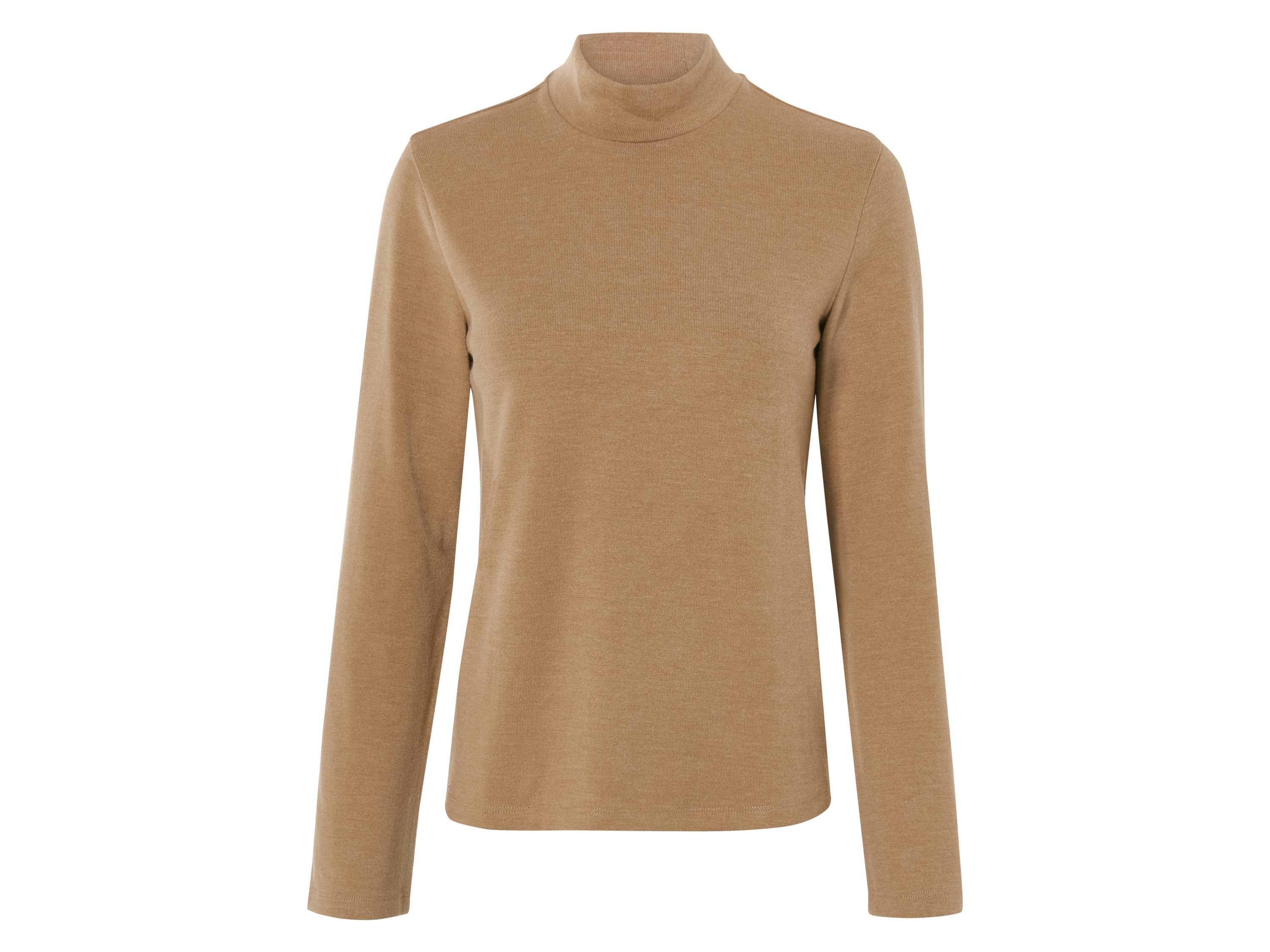 esmara® Damen Rollkragenshirt (Braun, L(44/46)) | 04335814066925