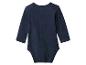 Dunkelblauer Langarm-Babybody