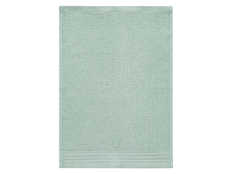 Ein hellgrünes Handtuch