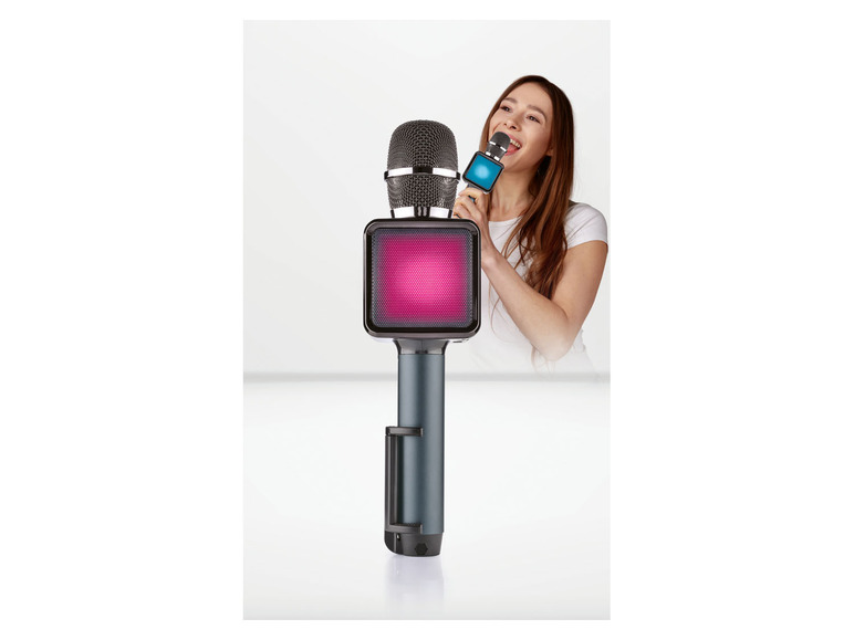 Gehe zu Vollbildansicht: SILVERCREST Bluetooth®-Karaoke-Mikrofon, mit Licht- und Soundeffekten - Bild 10