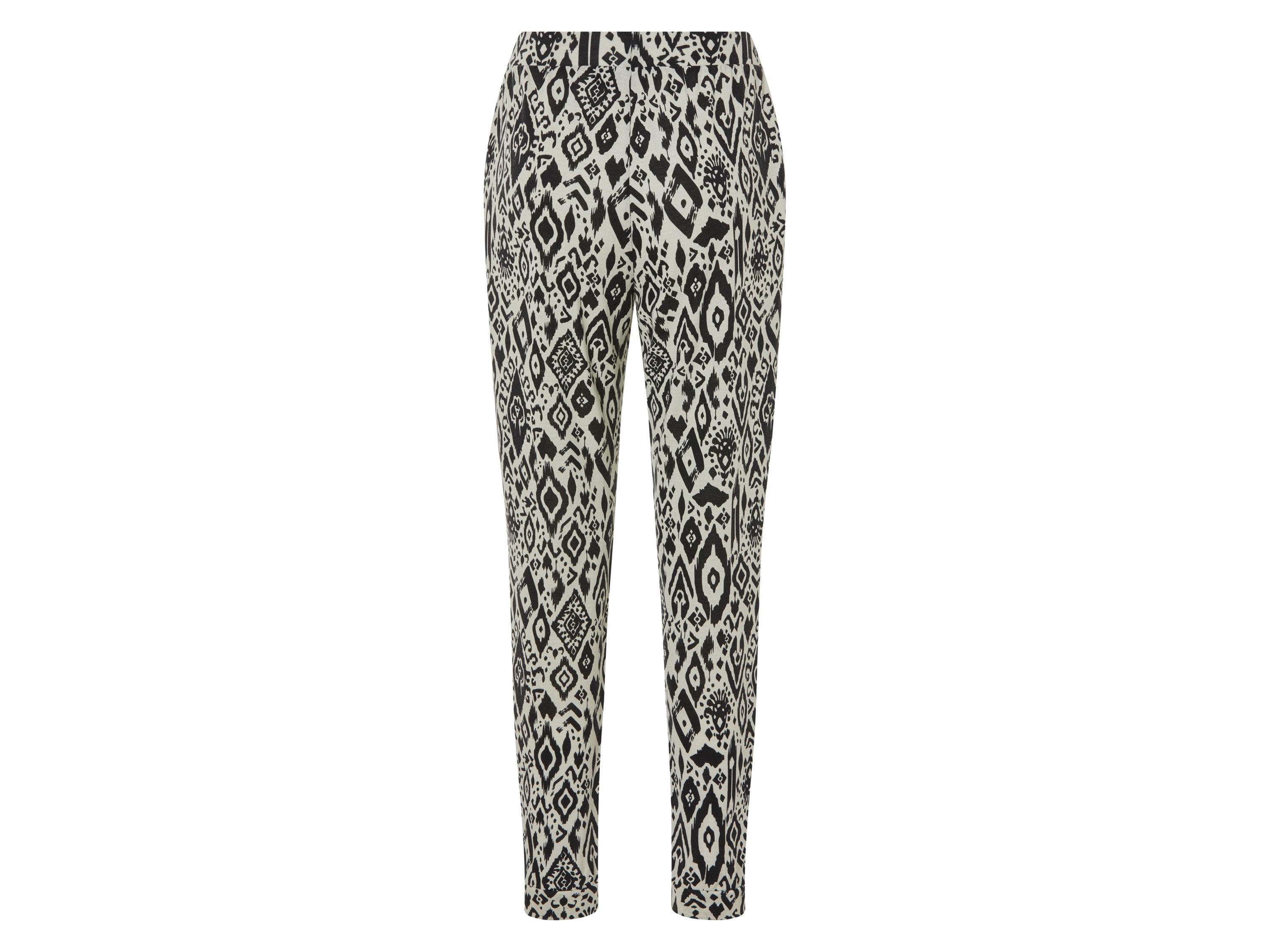 Thumbnail - esmara® Damen Hose Wirk (Schwarz/weiß, M (40/42))