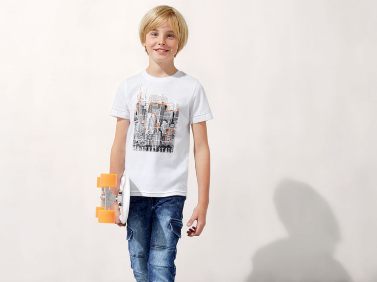 Gehe zu Vollbildansicht: pepperts!® Jungen T-Shirts, 3 Stück, mit Baumwolle - Bild 3