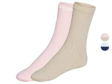 esmara® Damen Kuschelsocken, 2 Paar, flauschig weich