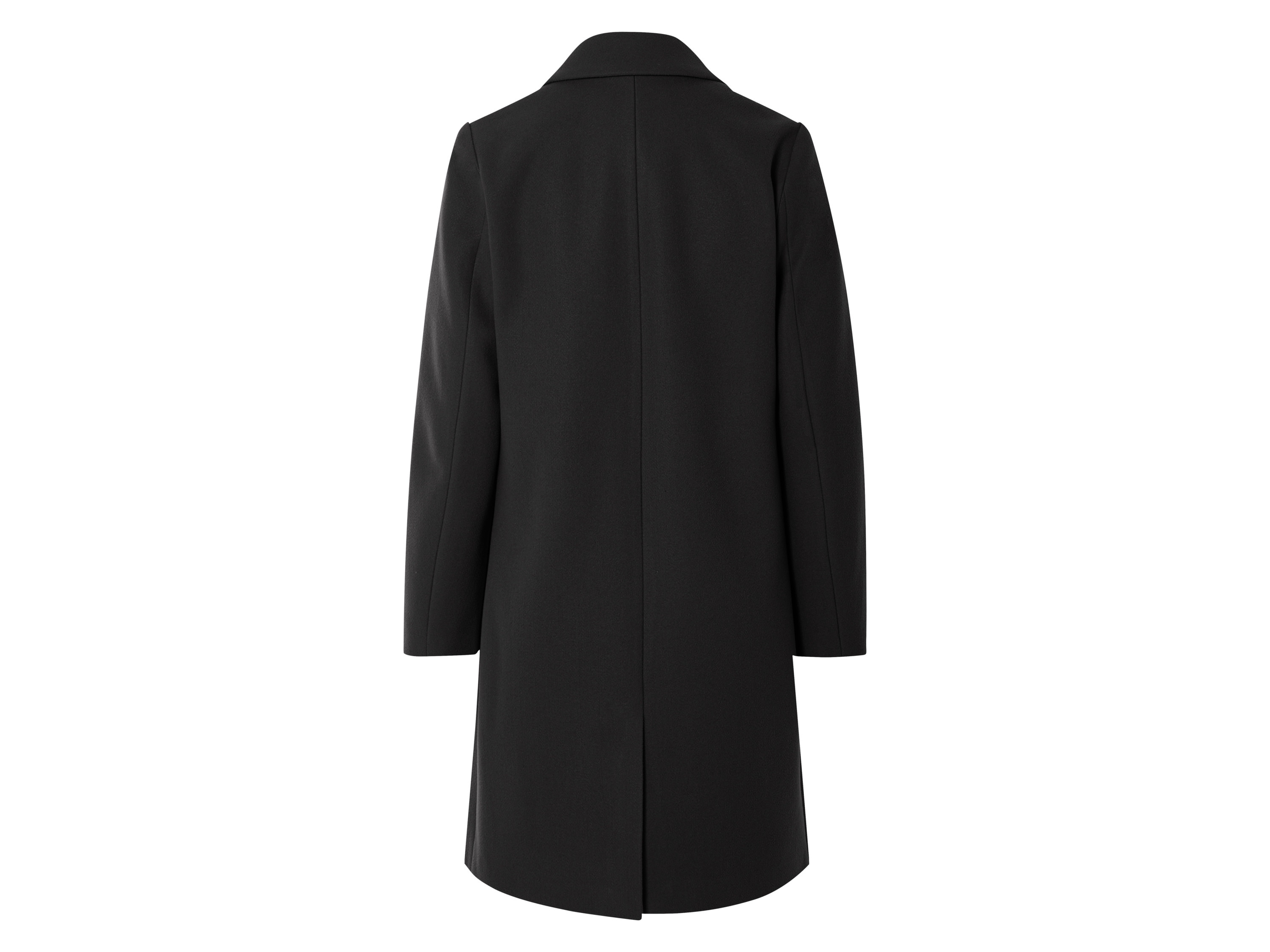 ESMARA® Damen Mantel Wolloptik (Schwarz, 38) – Bild 3 von 4