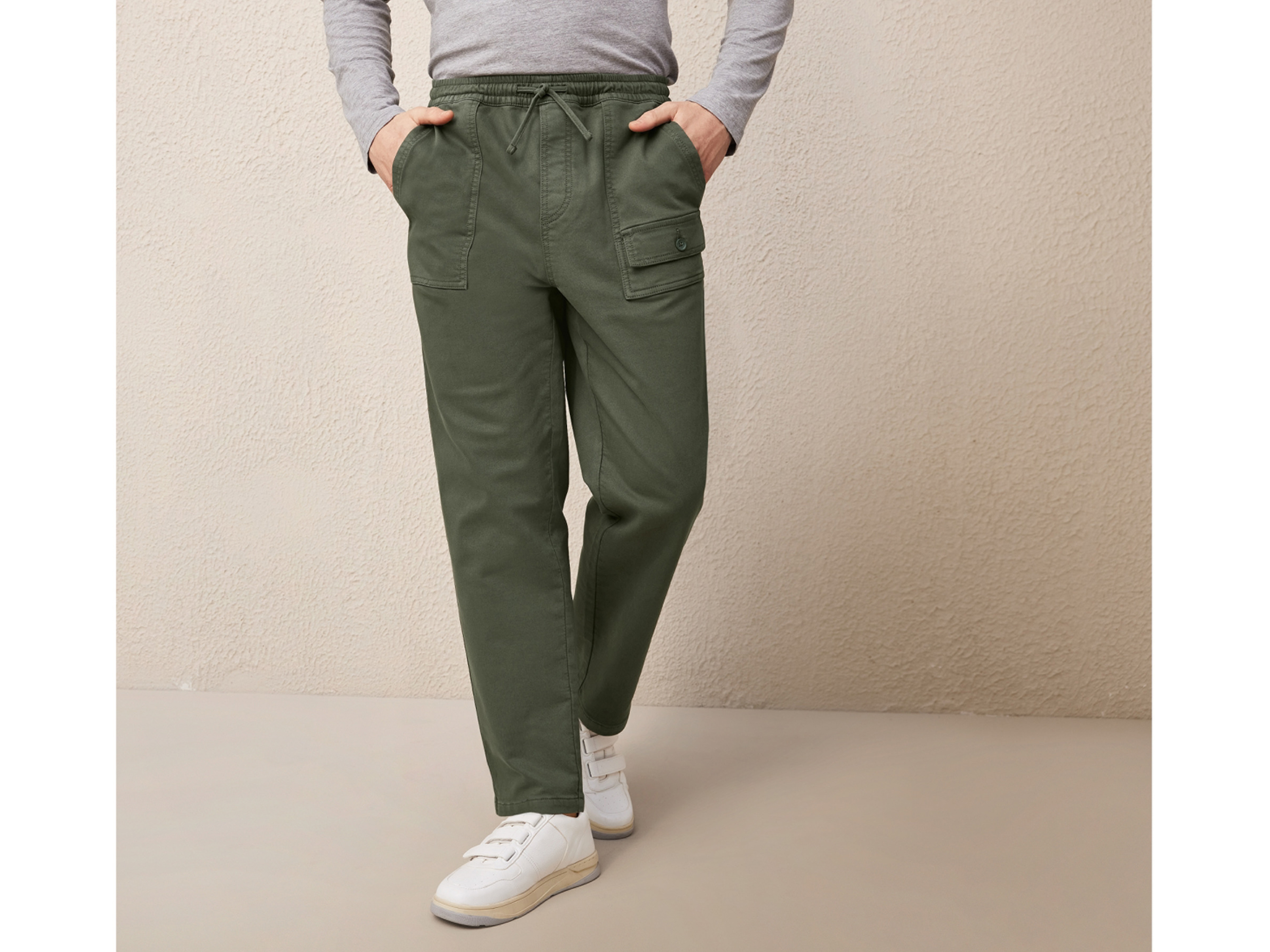LIVERGY® Herren Cargohose (Grün, XL(56/58)) – Bild 2 von 3