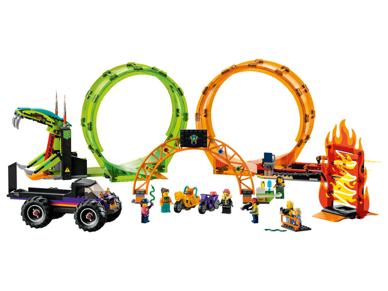 Gehe zu Vollbildansicht: LEGO® City 60339 »Stuntshow-Doppellooping« - Bild 5