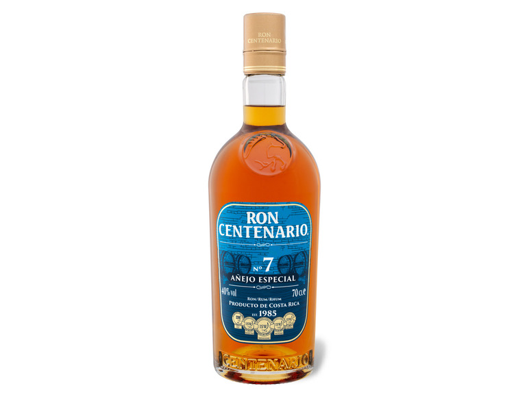 Gehe zu Vollbildansicht: Ron Centenario Añejo Especial Rum 7 Jahre 40% Vol - Bild 1