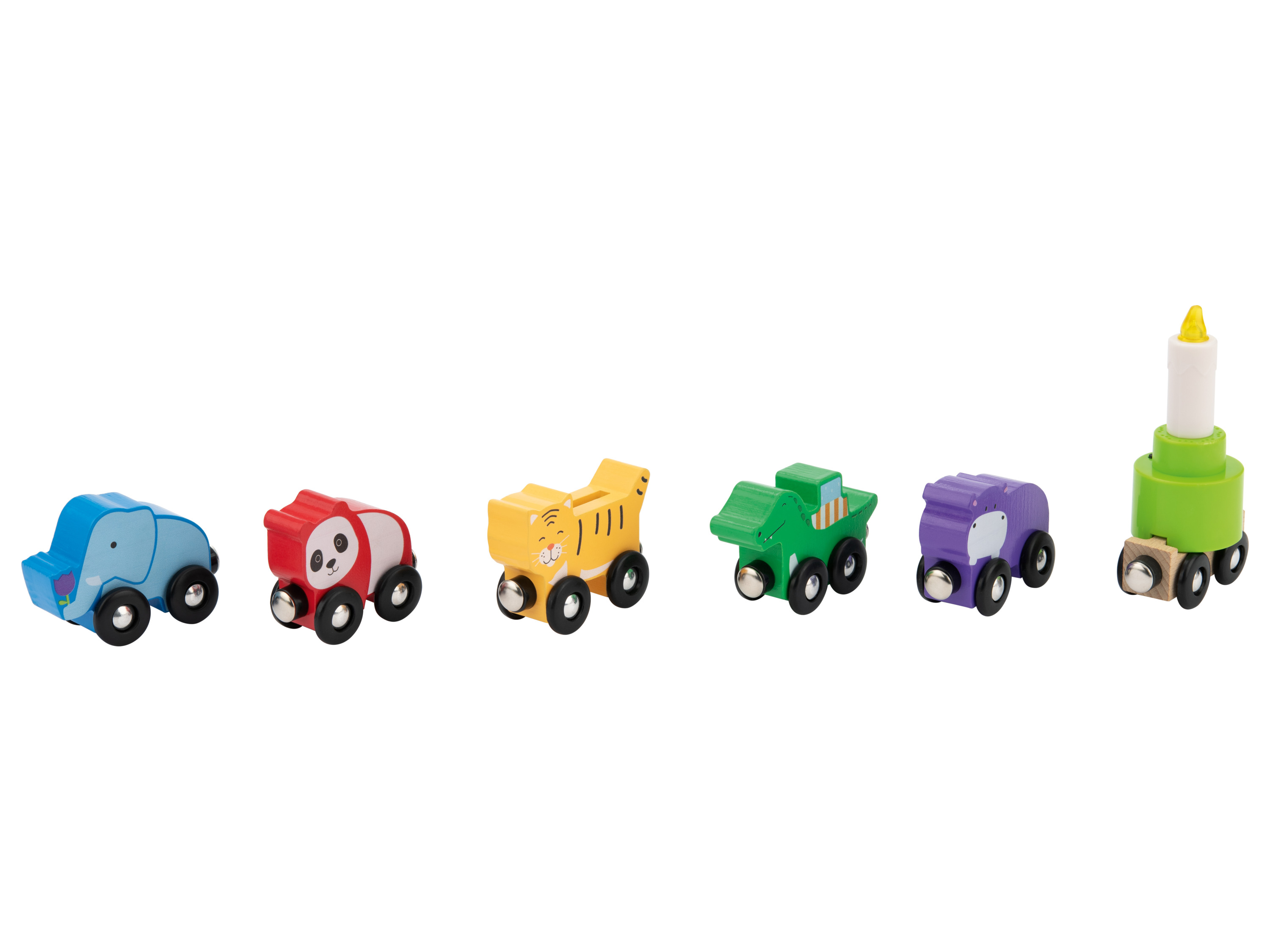 Thumbnail - lupilu® Geburtstags- Eisenbahn-Set (Tiere)