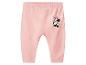 Rosa Babyhose mit Minnie Maus Aufdruck und dem Text „SMILE“.