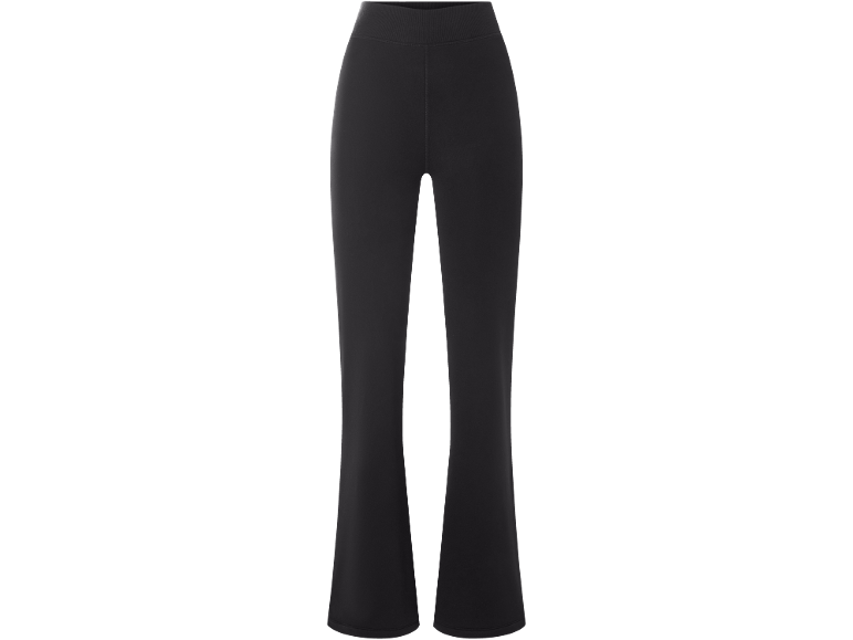 Schwarze Schlaghose für Damen.
