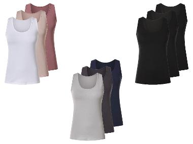 esmara® Damen Achselhemden, 3 Stück