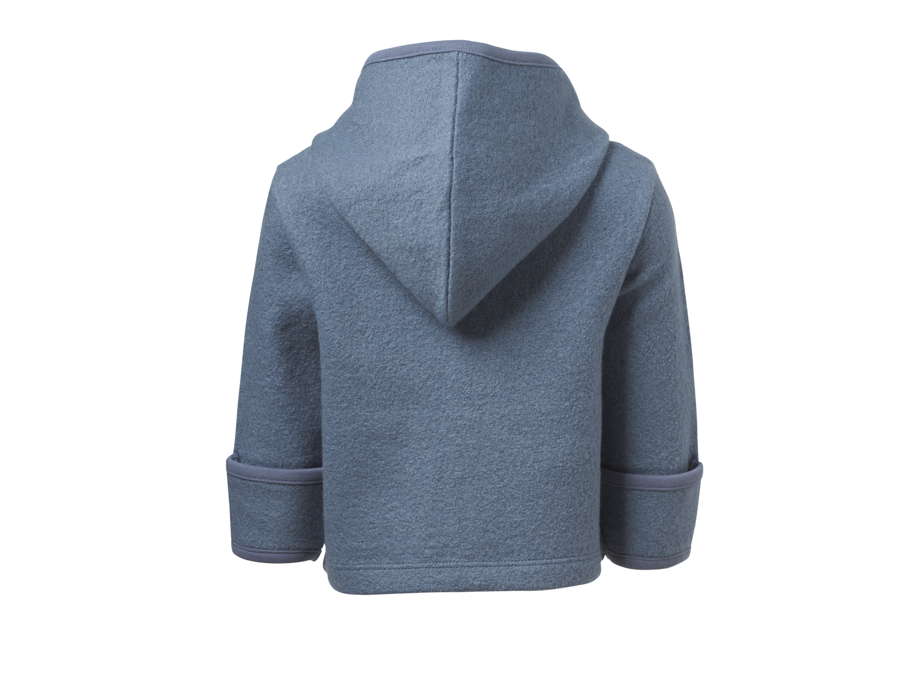 LUPILU® Premium Baby Wollwalk-Jacke (Blau, 74/80) – Bild 3 von 4