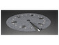 Grauer Christbaumrock mit integrierten LED-Lichtern.