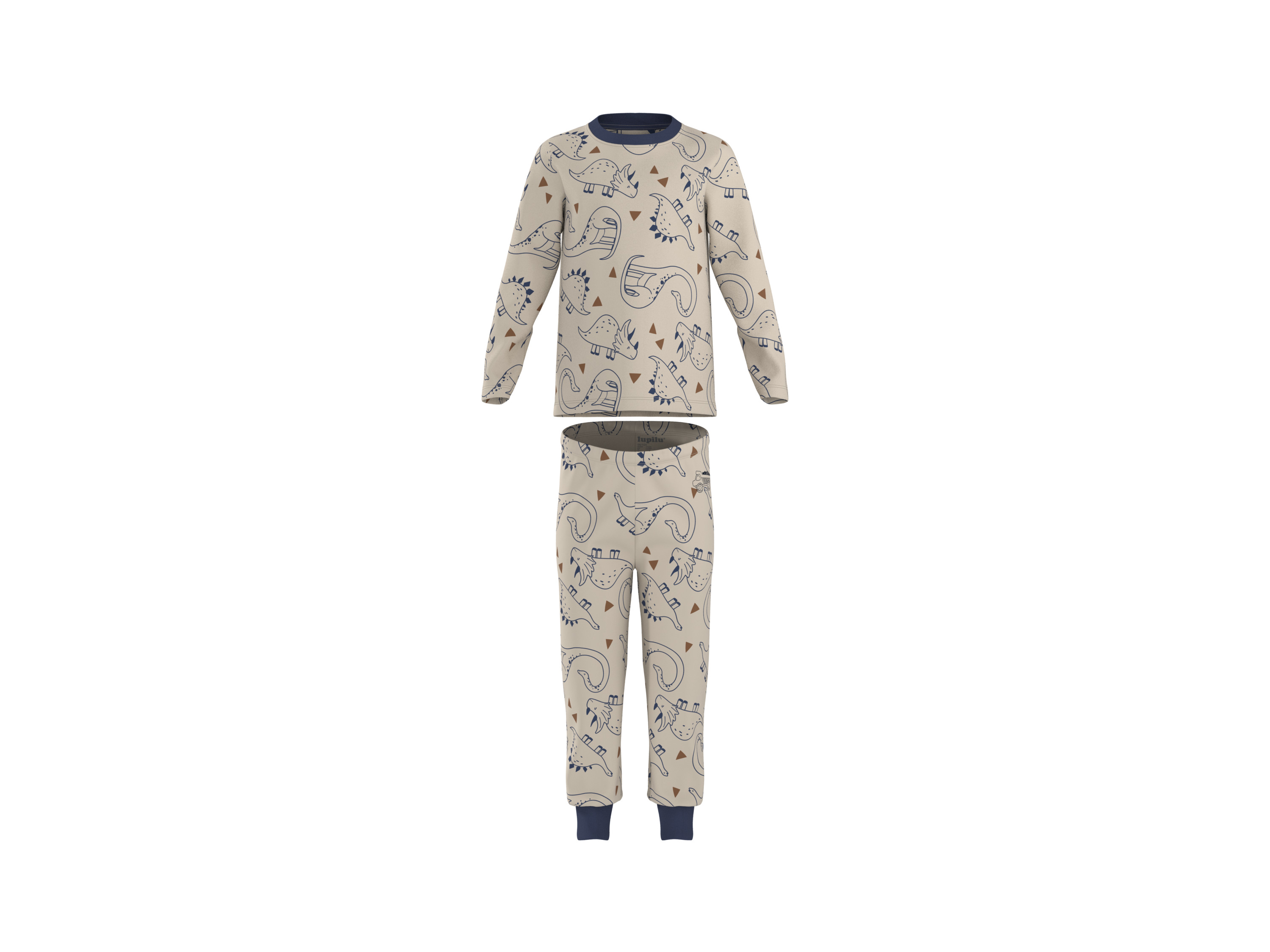LUPILU® Kinder Pyjama (Beige, 98/104)""