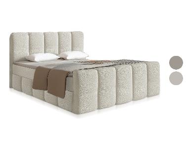 JUSKYS Boxspringbett »Manitoba«, mit Bouclé-Bezug