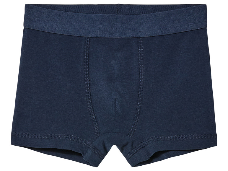 Dunkelblaue Herren-Boxershorts.