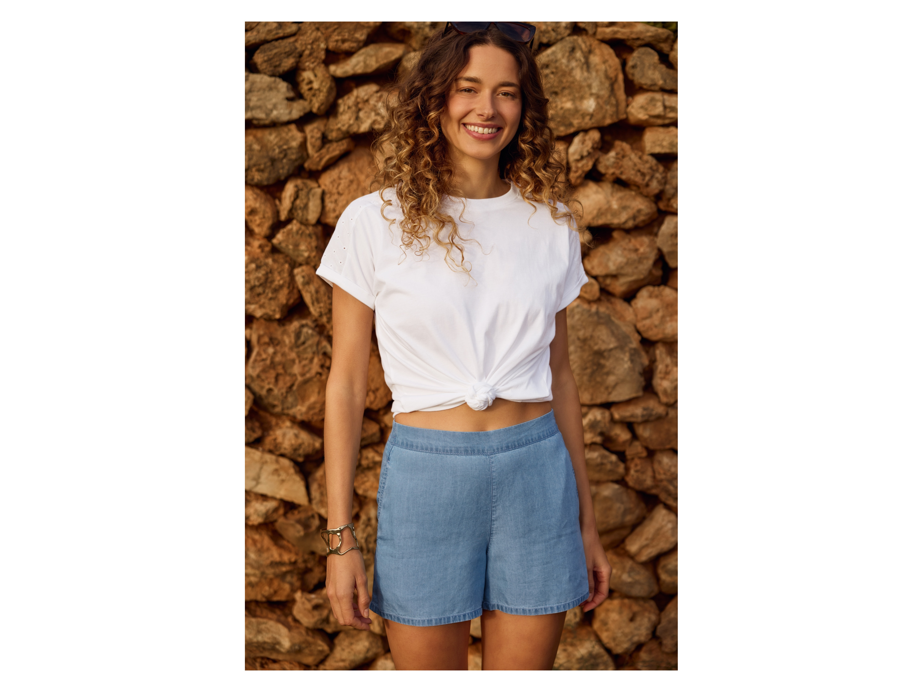 Thumbnail - esmara® Damen Shorts (Hellblau, 36)
