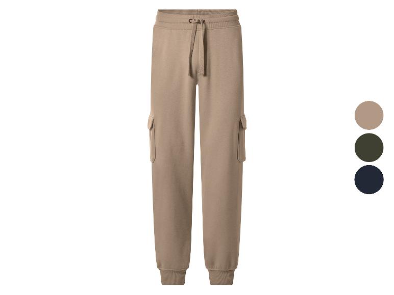 Herren Cargo-Jogginghose in Beige, Dunkelgrün und Marineblau