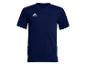 Dunkelblaues Herren-T-Shirt mit V-Ausschnitt und kurzen Ärmeln