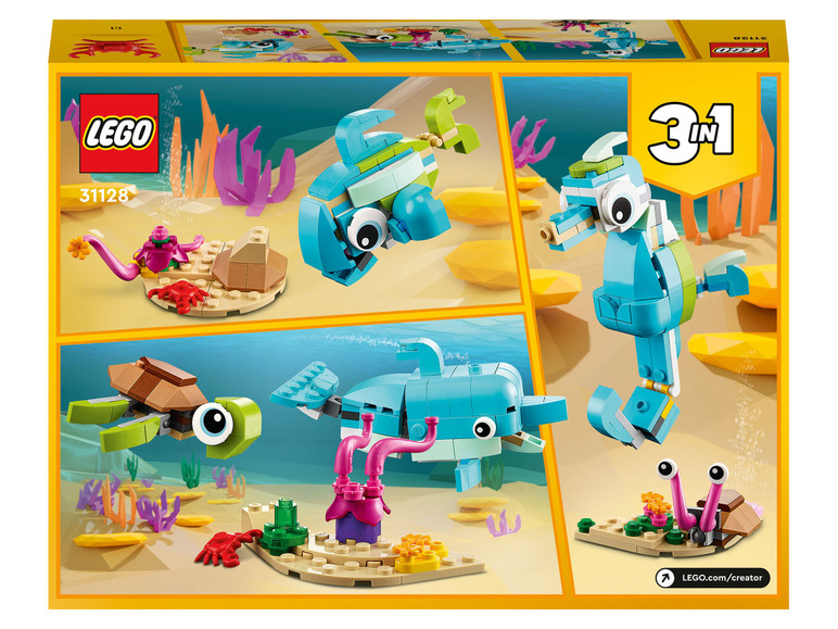 Gehe zu Vollbildansicht: LEGO® Creator 31128 »Delfin und Schildkröte« - Bild 3