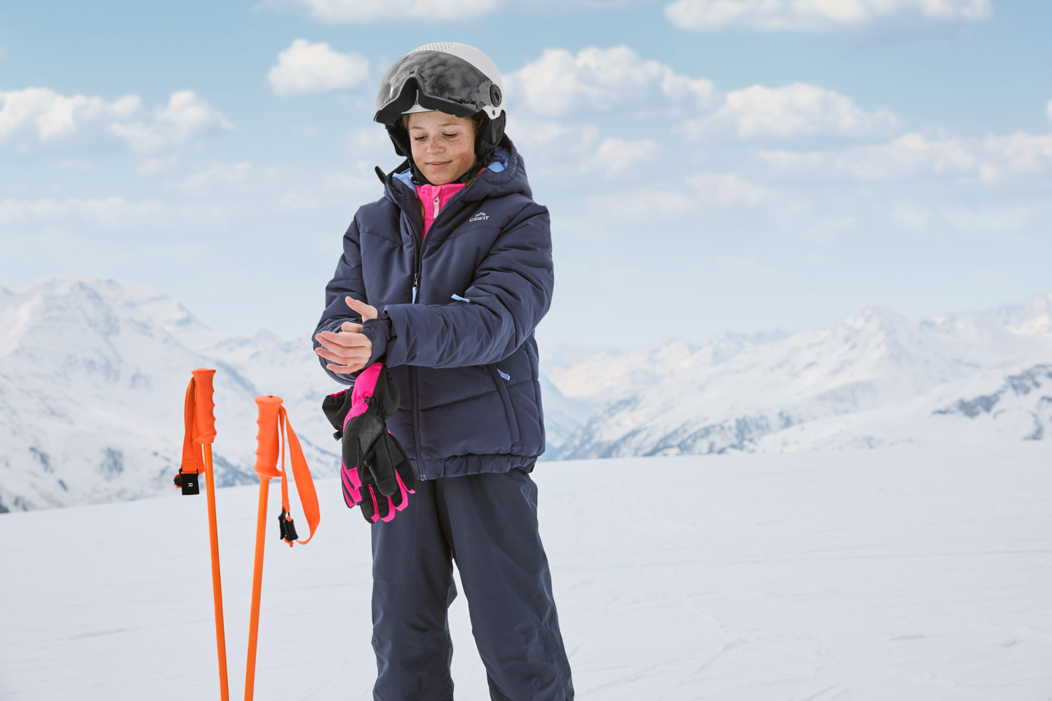 CRIVIT Kinder Thermo-Fleecejacke (Pink, 146/152) – Bild 4 von 4
