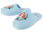 Blaue Disney-Hausschuhe mit dem Motiv von Arielle, die Meerjungfrau