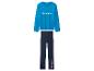 Blauer PlayStation-Pyjama mit Langarmshirt und dunkelblauer Hose mit Controller-Symbolen.
