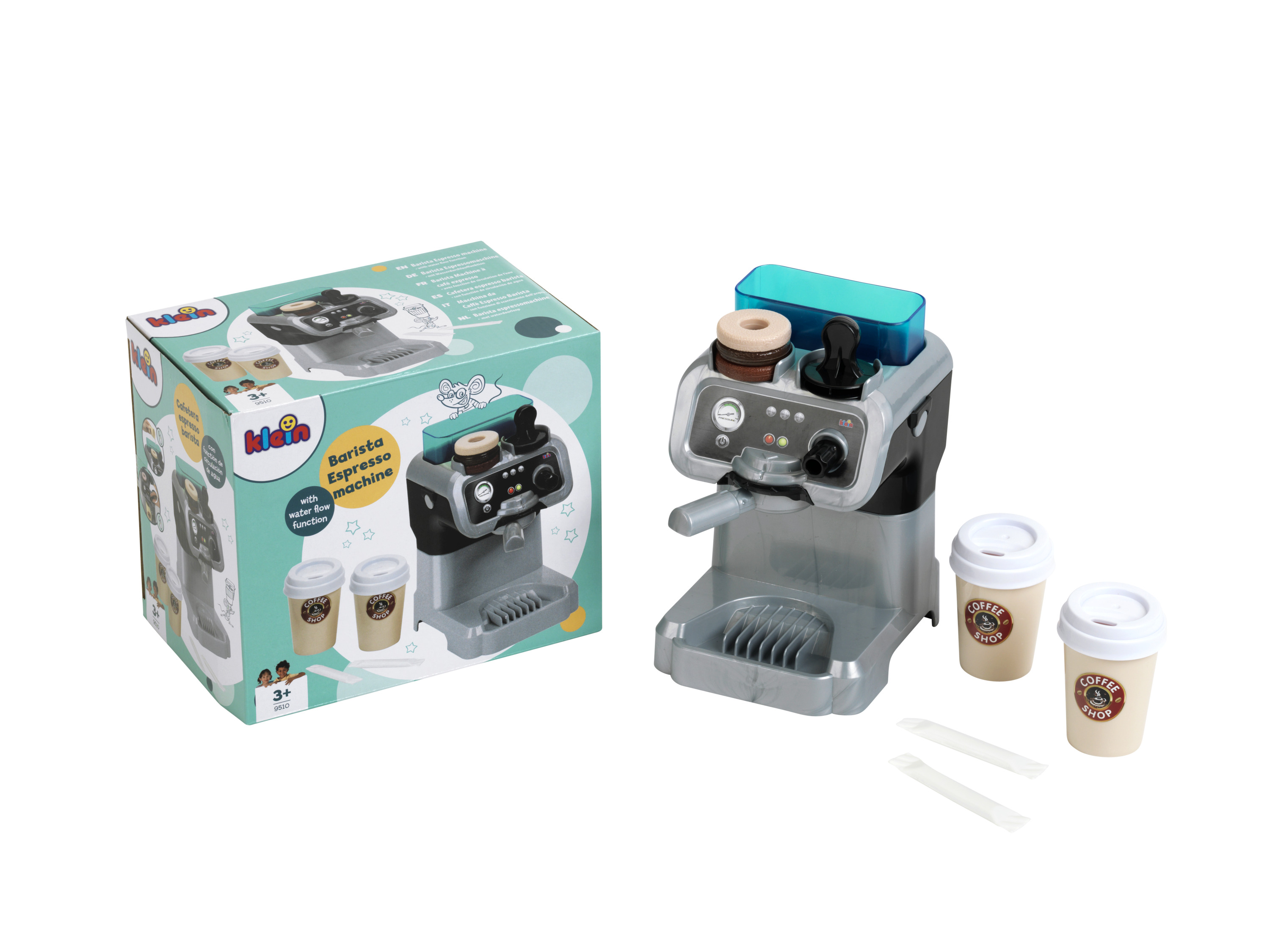 Klein Kinder-Kaffeemaschine My Market - Barista Espressomaschine – Bild 3 von 3