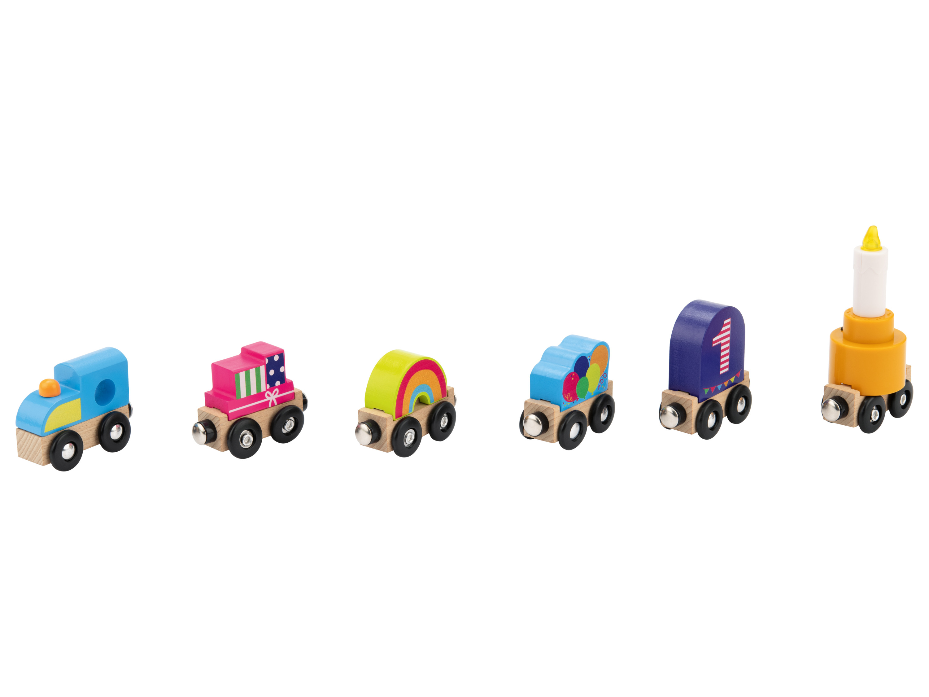 Thumbnail - lupilu® Geburtstags- Eisenbahn-Set (Zug)