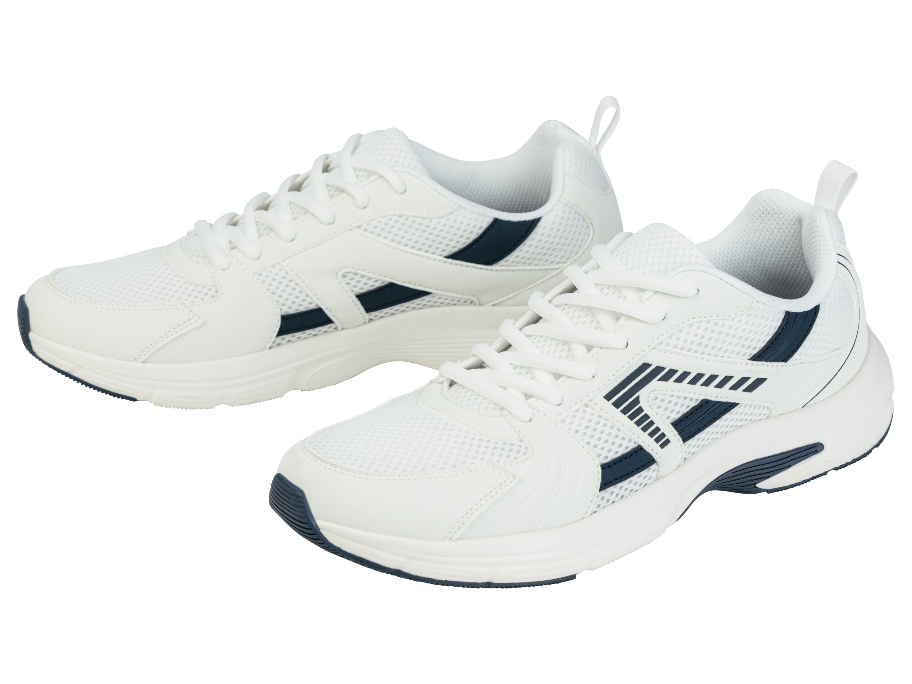 LIVERGY® Herren Sneaker (Weiß, 45)““ | Zungen- und Schaftrandpolsterung