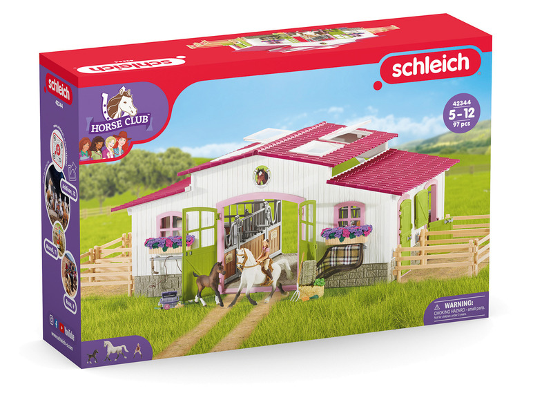 Schleich 42344 Horse Club Spielset »Reiterhof mit Reit…
