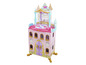 Ein rosa Disney Princess Schloss mit einem KidKraft Spielhaus.