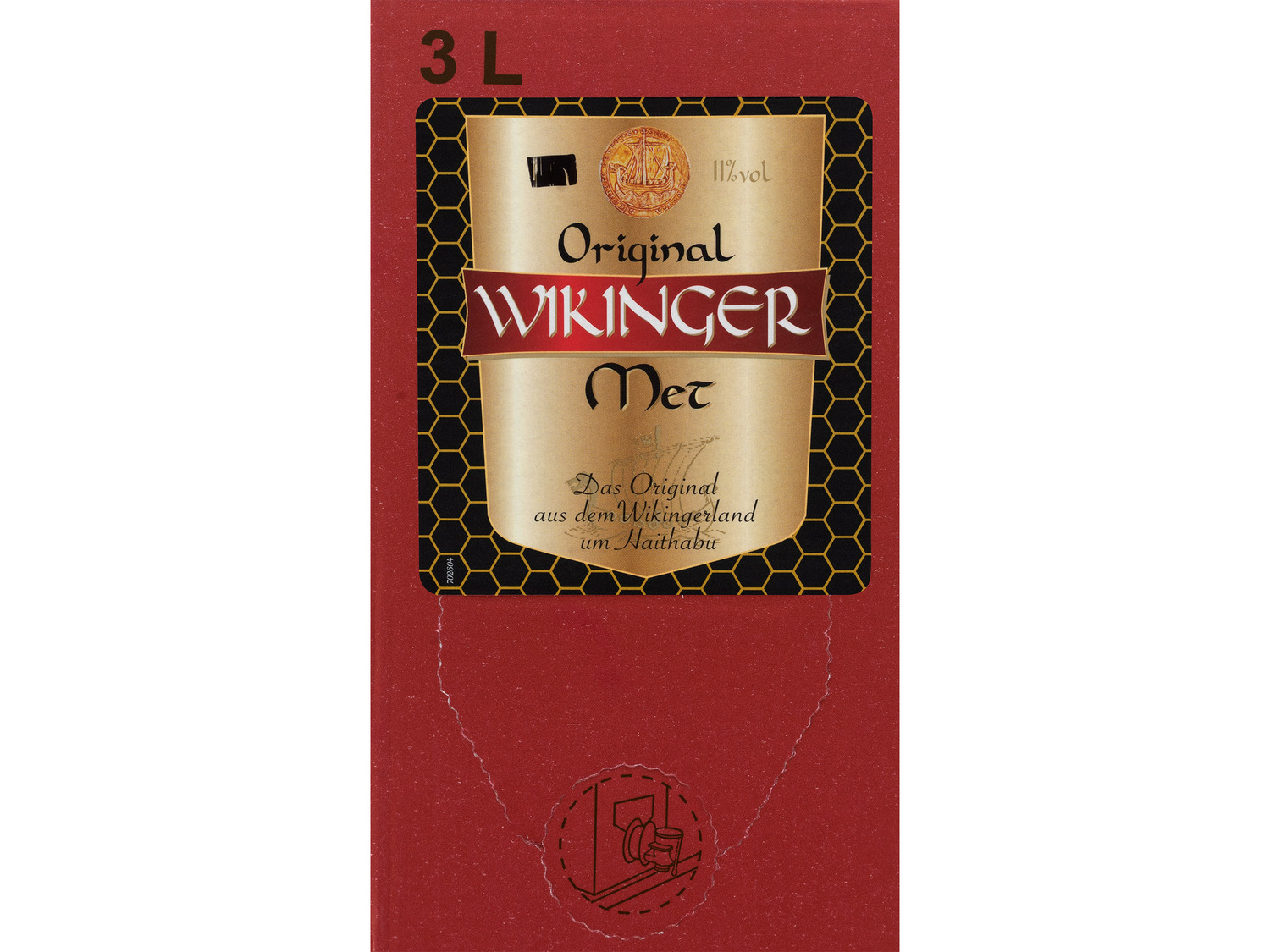 Wikinger Met 3,0-l-Bag-in-Box, Honigwein 11% Vol | LIDL