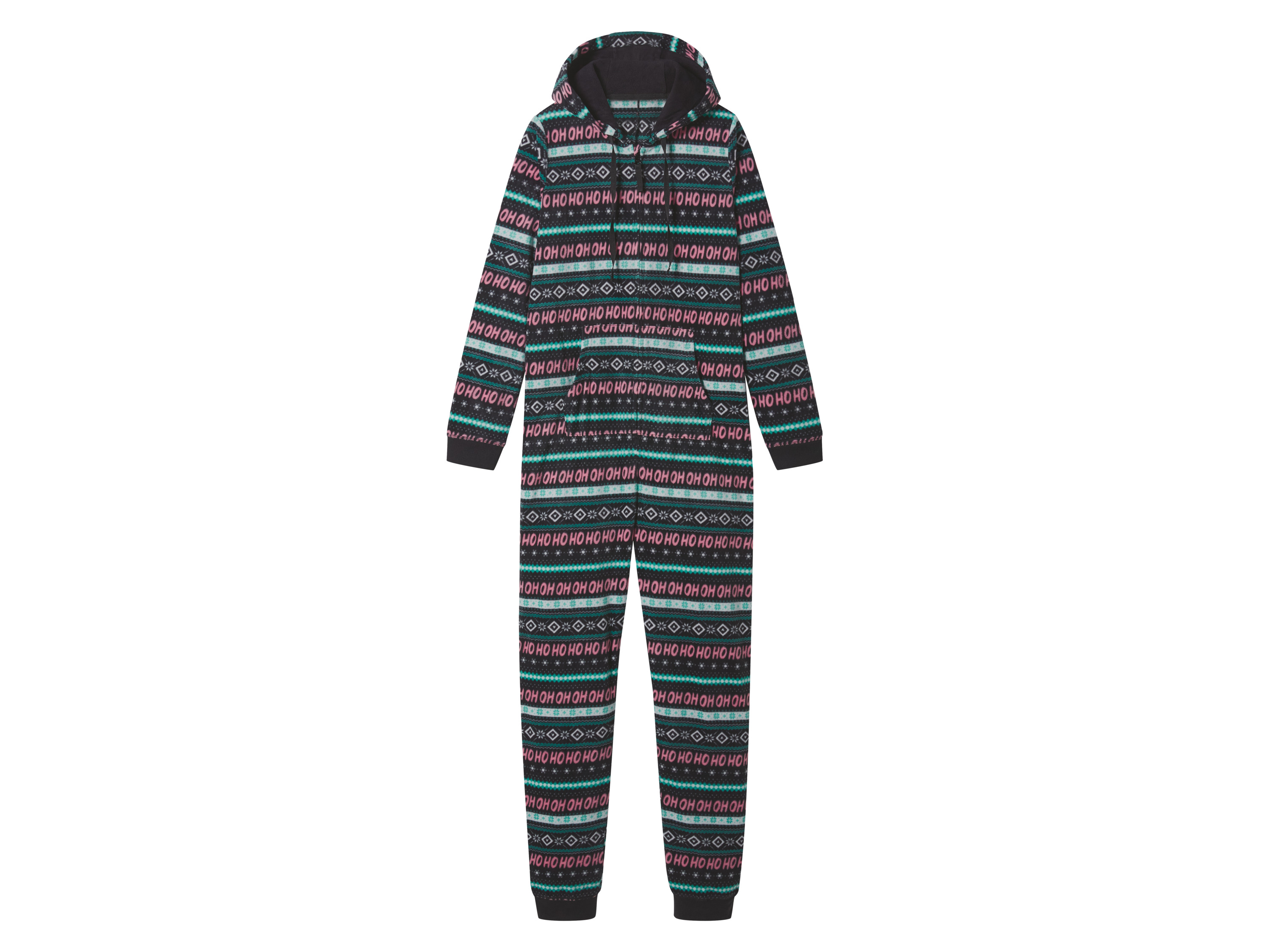 ESMARA® Damen Fleece-Jumpsuit (Schwarz, S(36/38))
