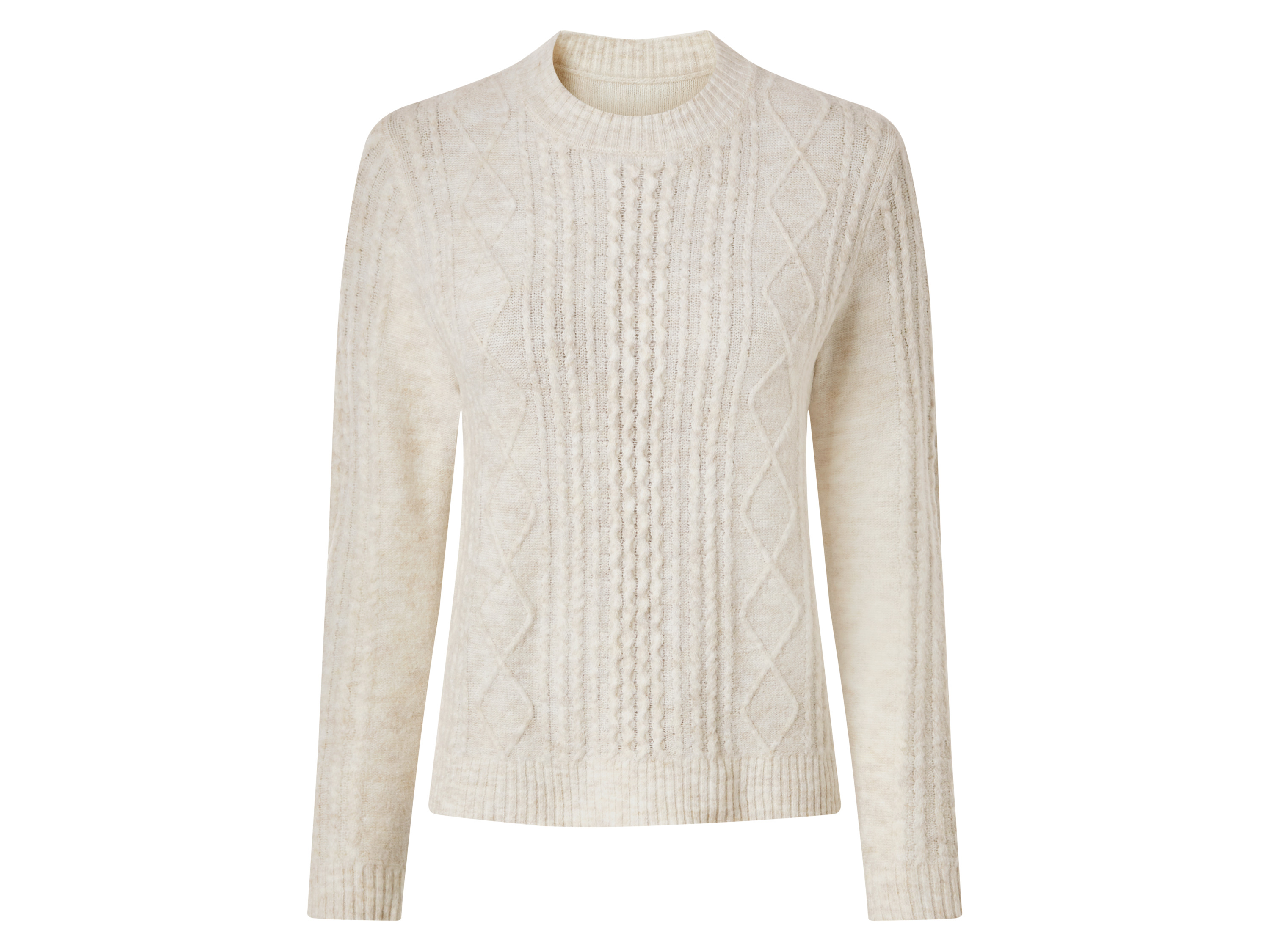 ESMARA® Damen Strickpullover (Beige, S(36/38))""