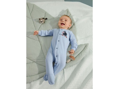 lupilu® Baby Jungen Schlafoverall aus reiner Baumwolle