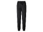 Schwarze Damen-Jogginghose mit Kordelzug.