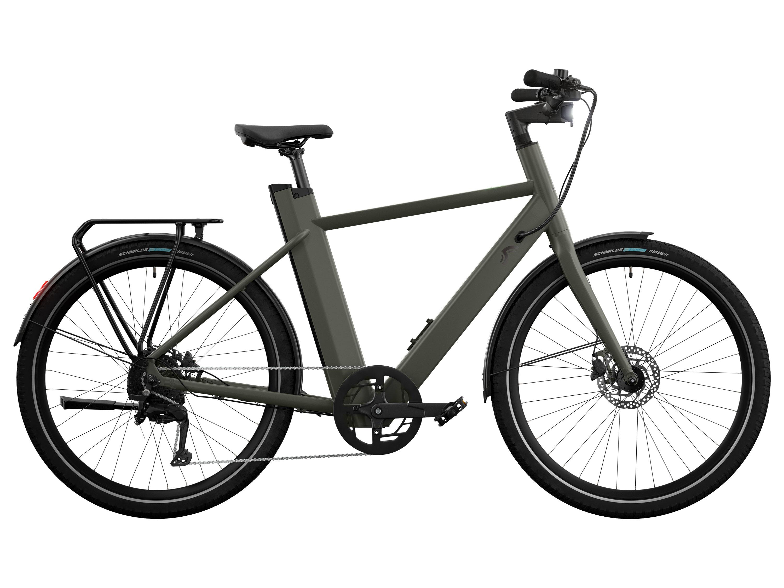 Thumbnail - CRIVIT Urban E-Bike X.3 Shimano CUES (Olive Green)