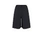 Dunkelblaue weite Culottes mit elastischem Bund und Gesäßtaschen.