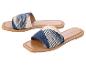 Esmara Sandalen in Marineblau und Creme.