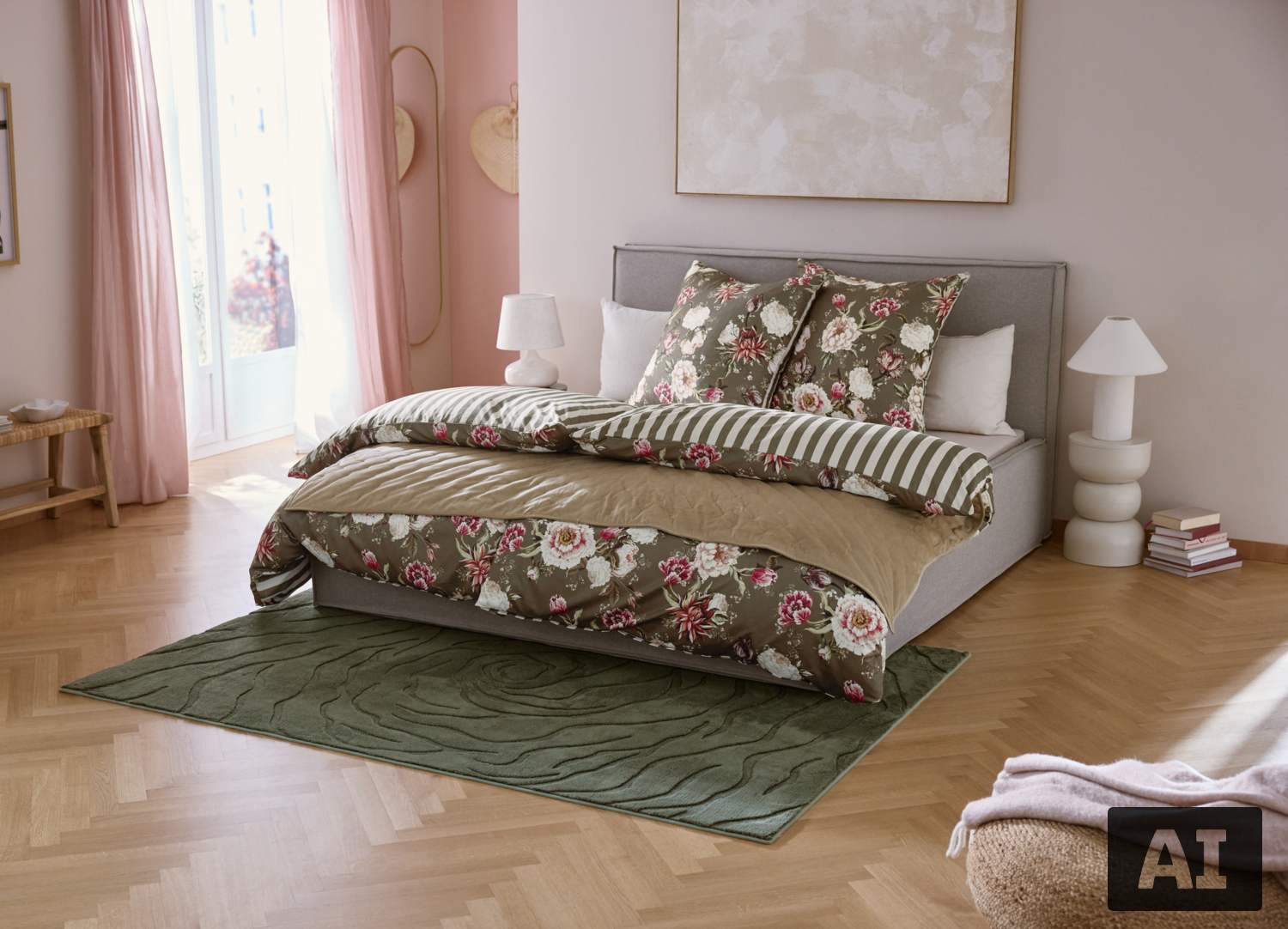 LIVARNO® Jersey-Spannbettlaken, 140-160 x 200 cm (Beige) – Bild 3 von 4