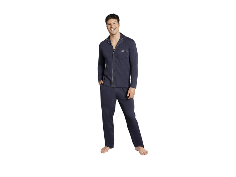 Gehe zu Vollbildansicht: SANSIBAR Herren Pyjama mit Reverskragen - Bild 3