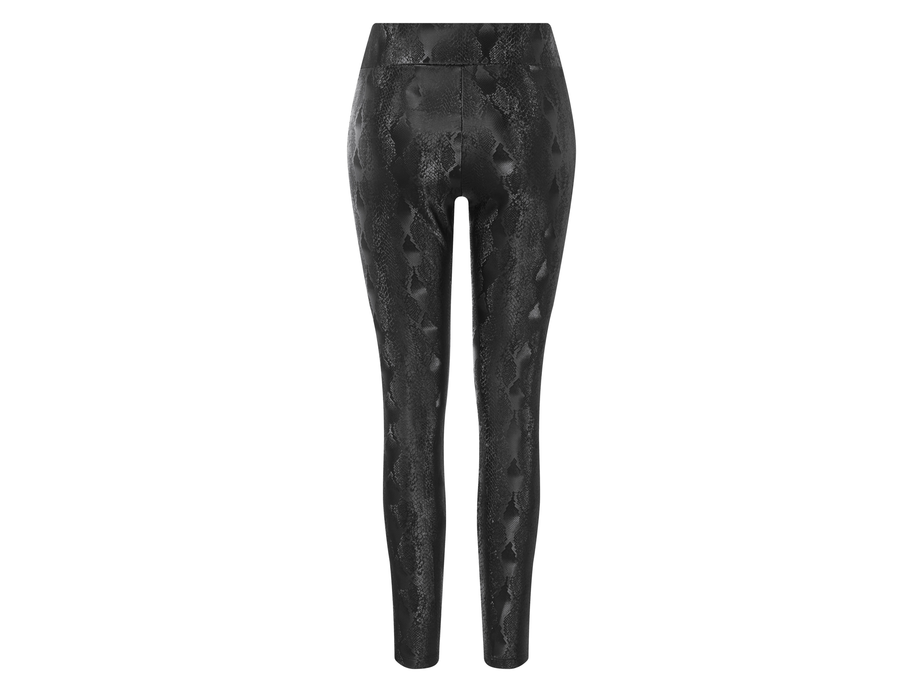 Thumbnail - esmara® Damen Leggings in modischer Leder- oder Schlangenlederoptik (Schlangenprint, 44)