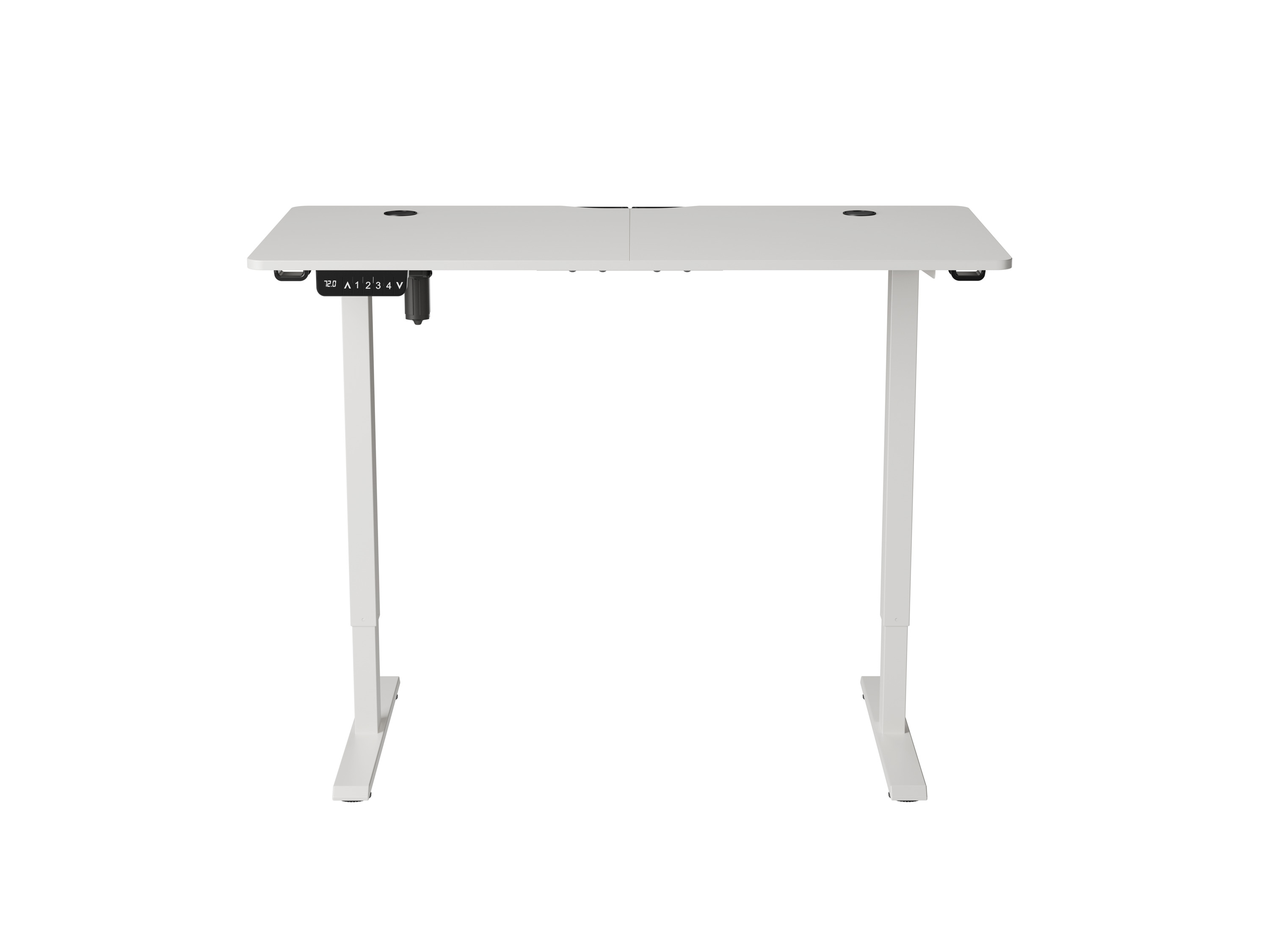 JUSKYS Schreibtisch Office Stand (140 x 60 cm, ohne Ablage, Weiß)