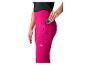 Dunkelrosa Sportleggings mit Taschen, ideal zum Joggen.